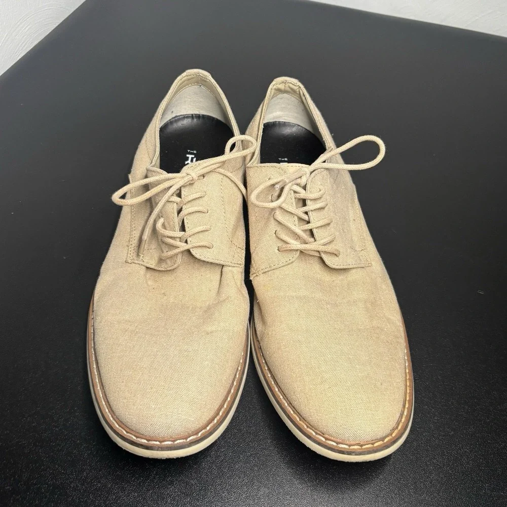 The Rail Xander Men's Plain Toe Derby Canvas Lace-up Oxfords Size 8/8.5‎ 42 EU